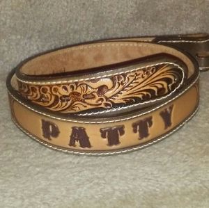 Patty western kids belt nwot